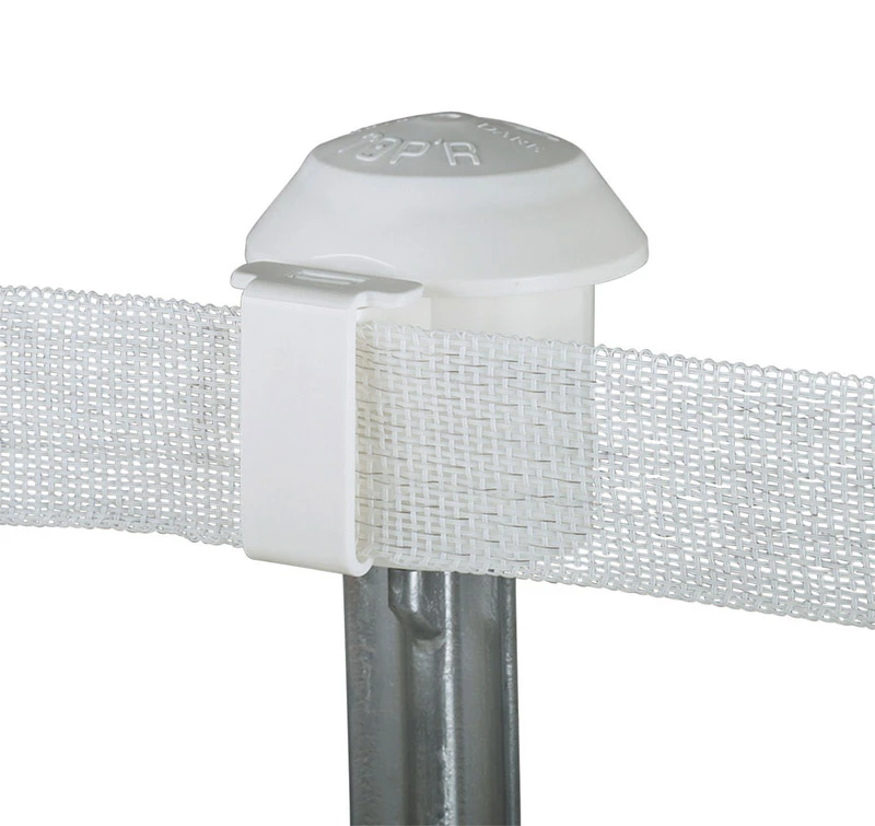 Electric Fence T-Post Safety Cap, White, 10-Pk.