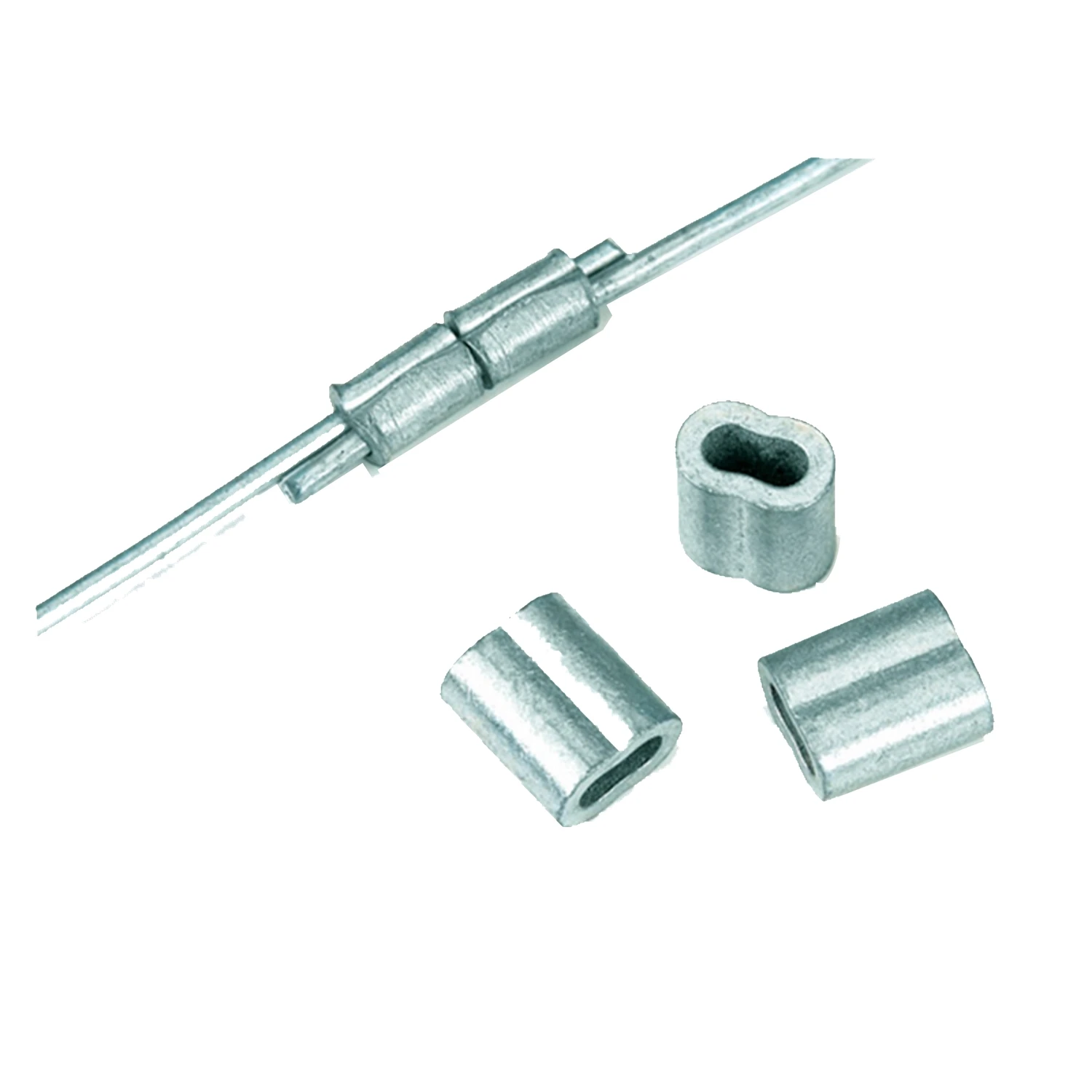 Fence Splicing Sleeve For Smooth & Barb Wire, DP 3-4/10, 10-Pk.