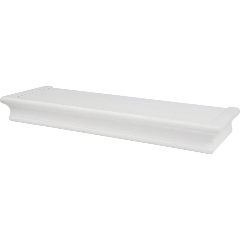 18 WHT BEV FLOAT SHELF