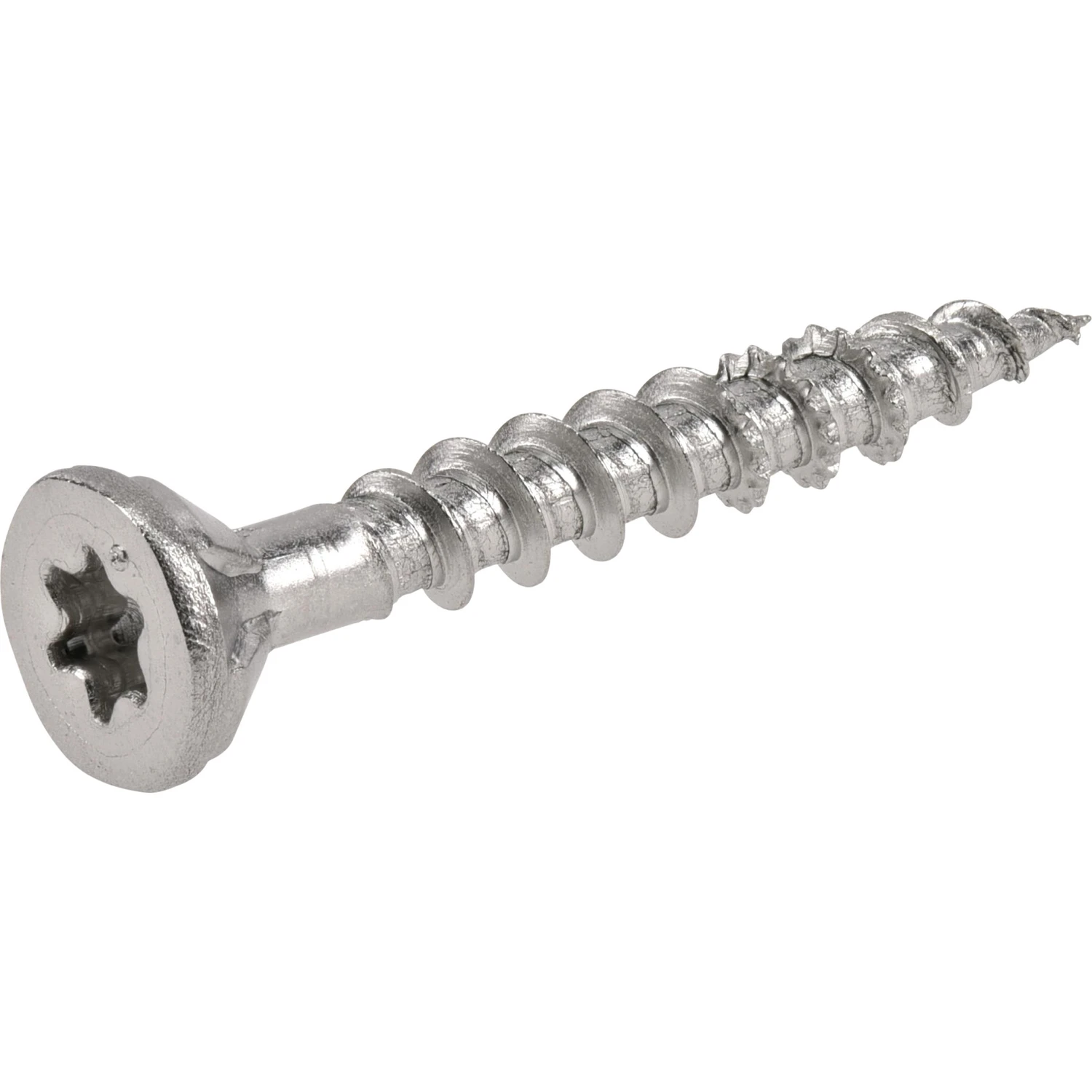 Power Pro Exterior Wood Screws, Self-Drilling, Stainless Steel, 1-1/4-In. x #8, 1-Lb.