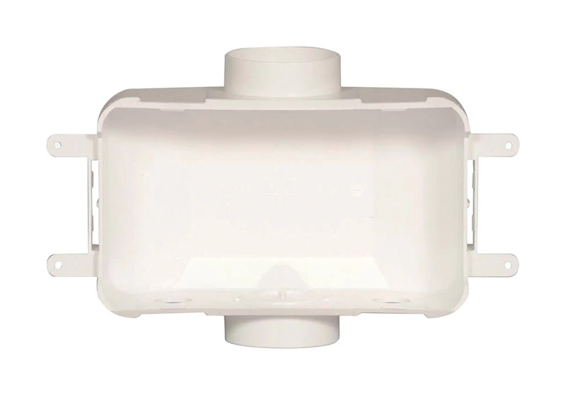 Polystyrene Washing Machine Outlet Box, Model 38120, 10" W X 6-3/4" H