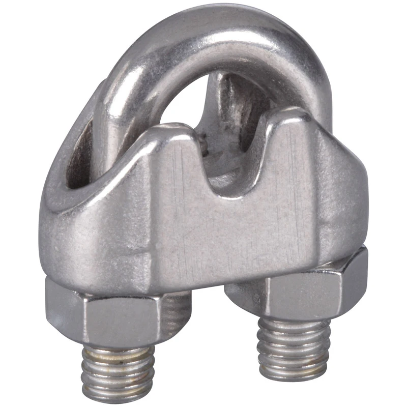 Stainless Steel Wire Cable Clamps, 3/16-inch Diameter