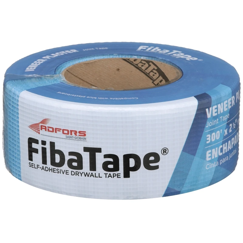 FibaTape Blue Veneer Plaster Joint Tape 2 and 3/8 Inch by 300 Feet Roll
