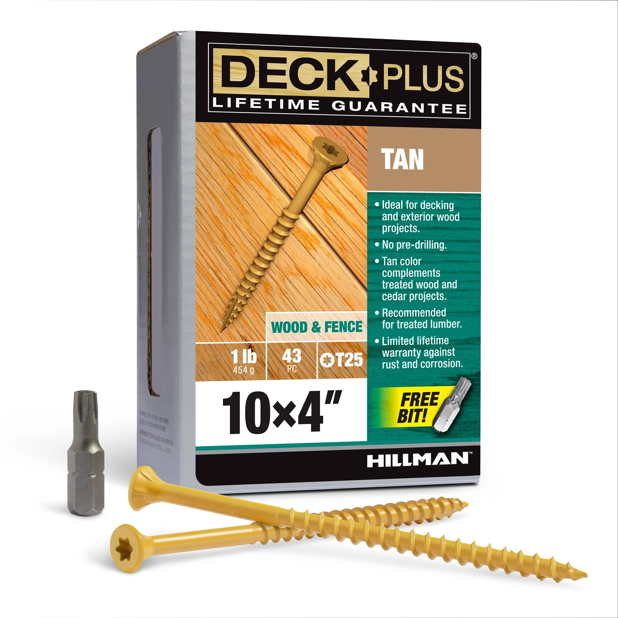 1LB-TAN STR DECK PLUS 10X4