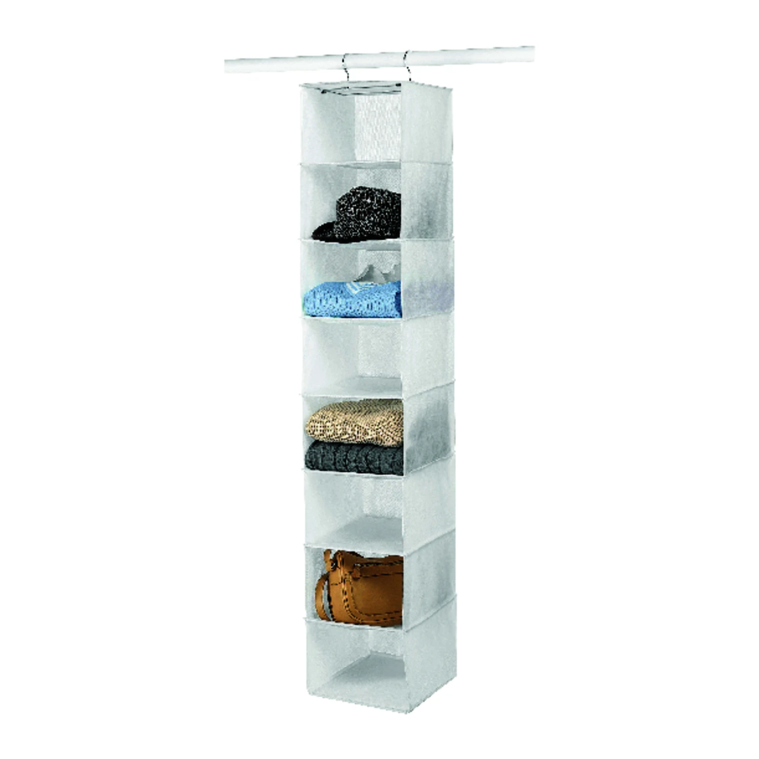 Hanging Accessory Shelf, Vinyl, Clear