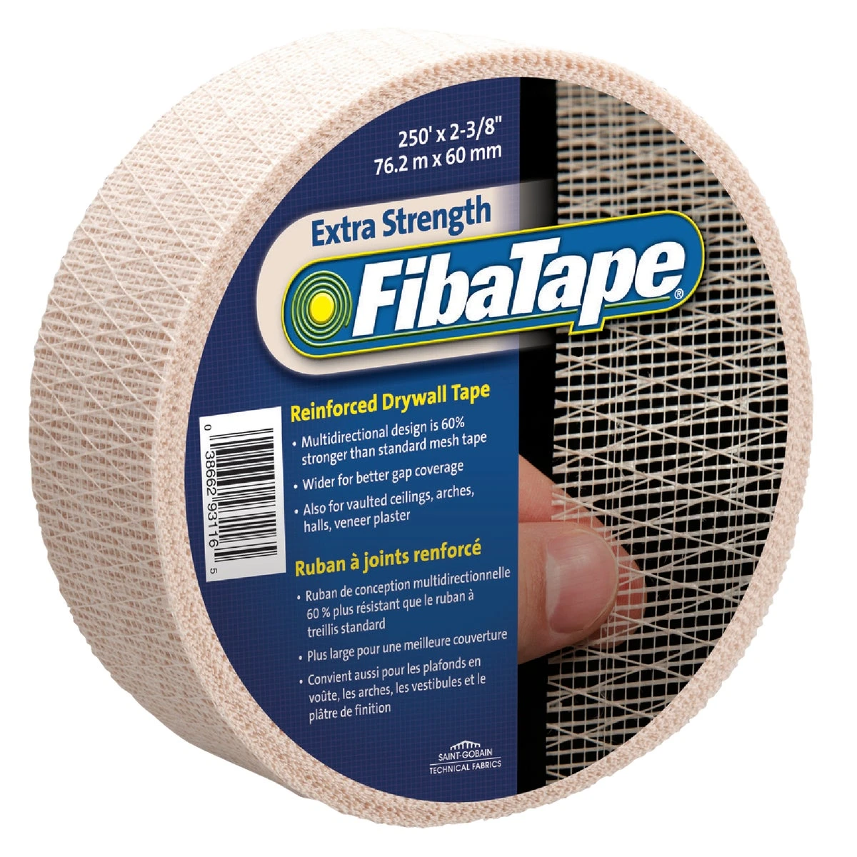 2-3/8 In. X 250 Ft. Extra Strength Fiberglass Drywall Tape