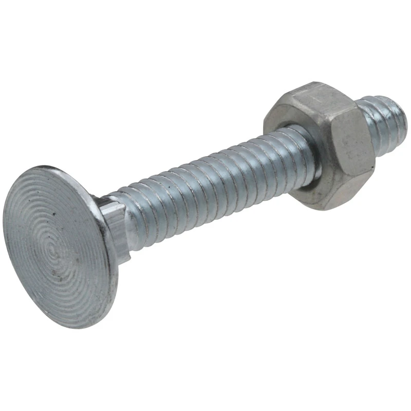 Flat Head Carriage Bolt/ Nut, 12-Pk.