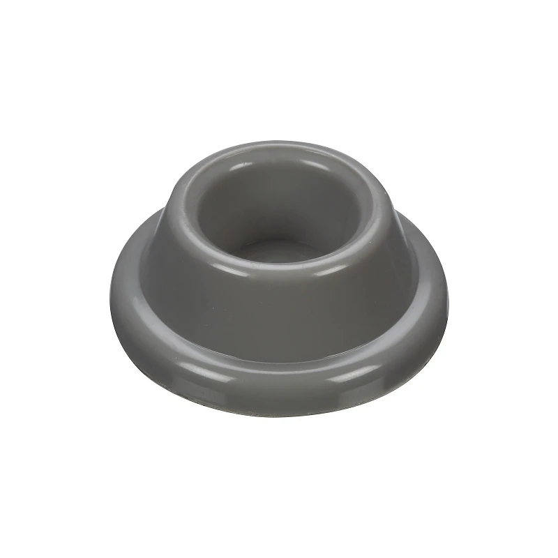 Wall Door Stop, Adhesive, Gray, 3-inch, Model N215-889