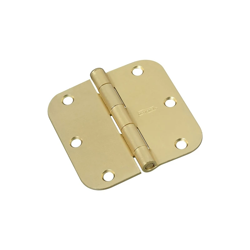 2-Pk., 3.5-In. Dull Brass Residential Door Hinges