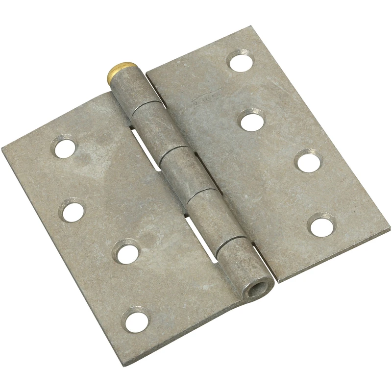 Loose Pin Hinge, Galvanized, 4 x 4 In.