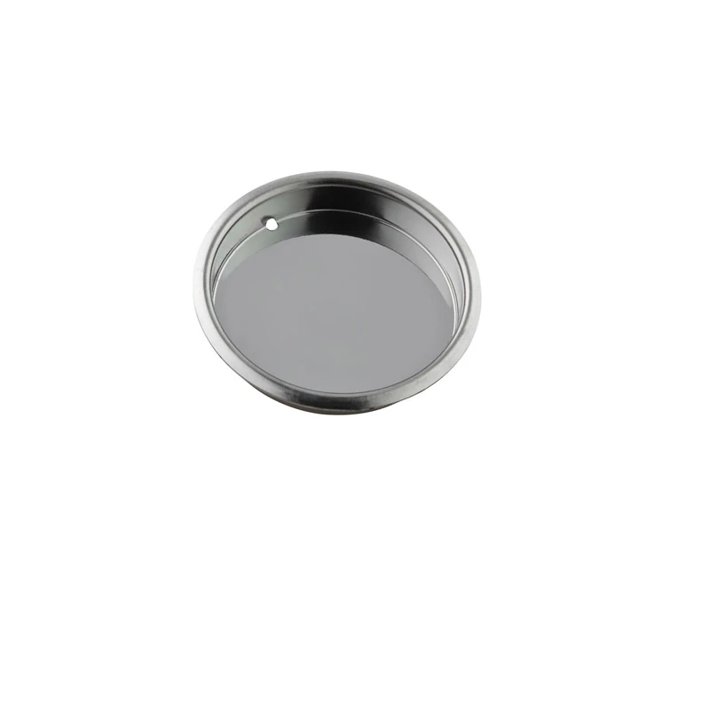 1-3/4 In. Chrome Steel Flush Cup Door Pull - Model N116-004