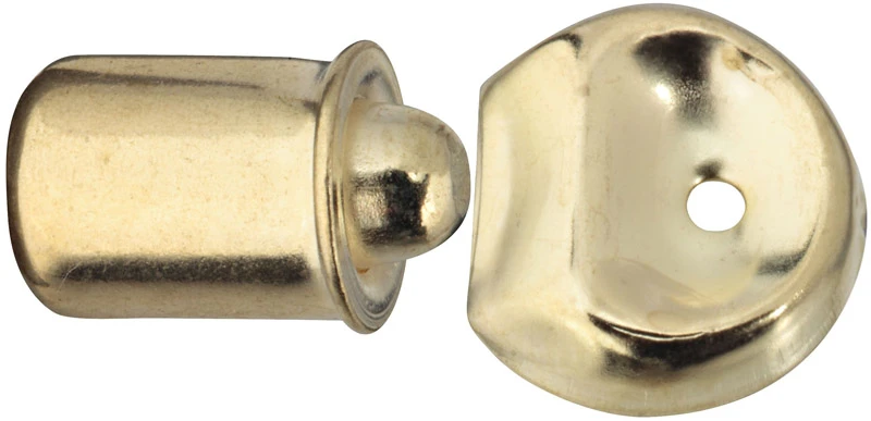 4-Pack  3/8-Inch Brass Bullet Catch
