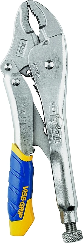 Vise-grip Fast-release Locking Pliers, 10-inch, Curved Jaw, Alloy Steel, Wire Cutter