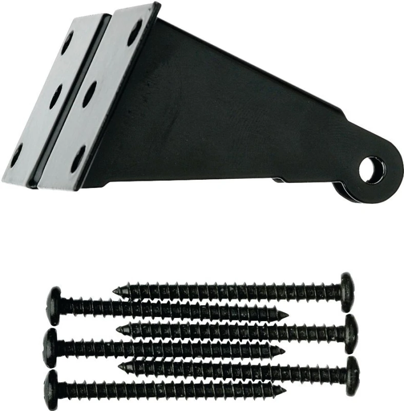 Replacement Jamb Bracket, Black For Screen And Storm Doors
