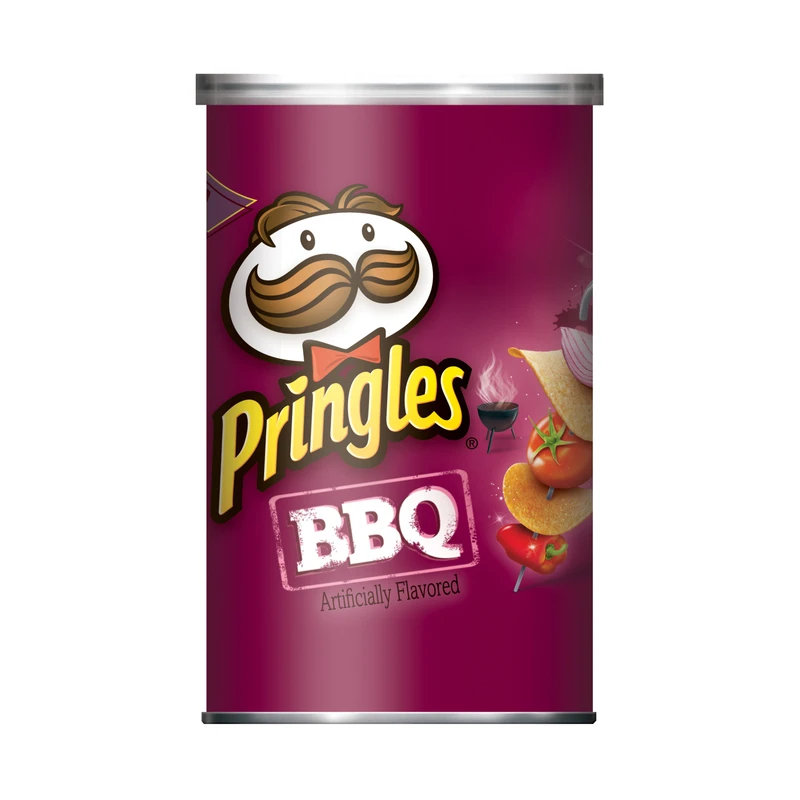 Barbecue Potato Chips 2.5 Oz. Resealable Can - Kosher Certified