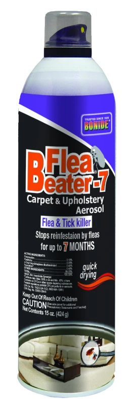 Flea Beater-7 Aerosol Carpet And Upholstery Insecticide 15 Oz