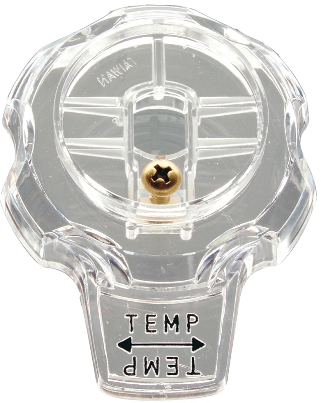 Temperature Control Single Clear Tub & Shower Handle Kit For Mixet Faucets
