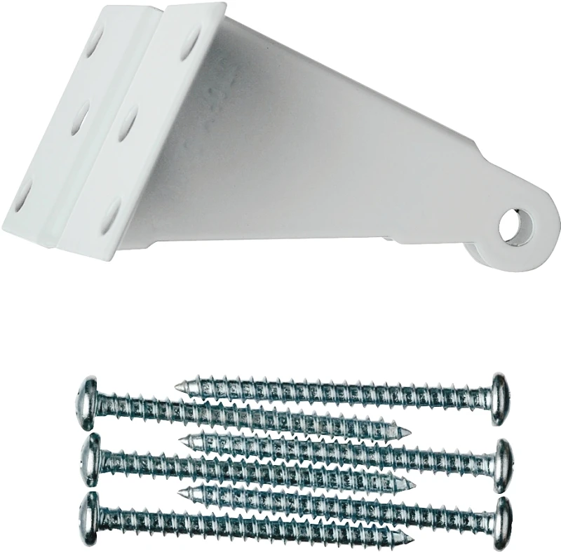 Replacement Jamb Bracket For Storm And Screen Doors, White