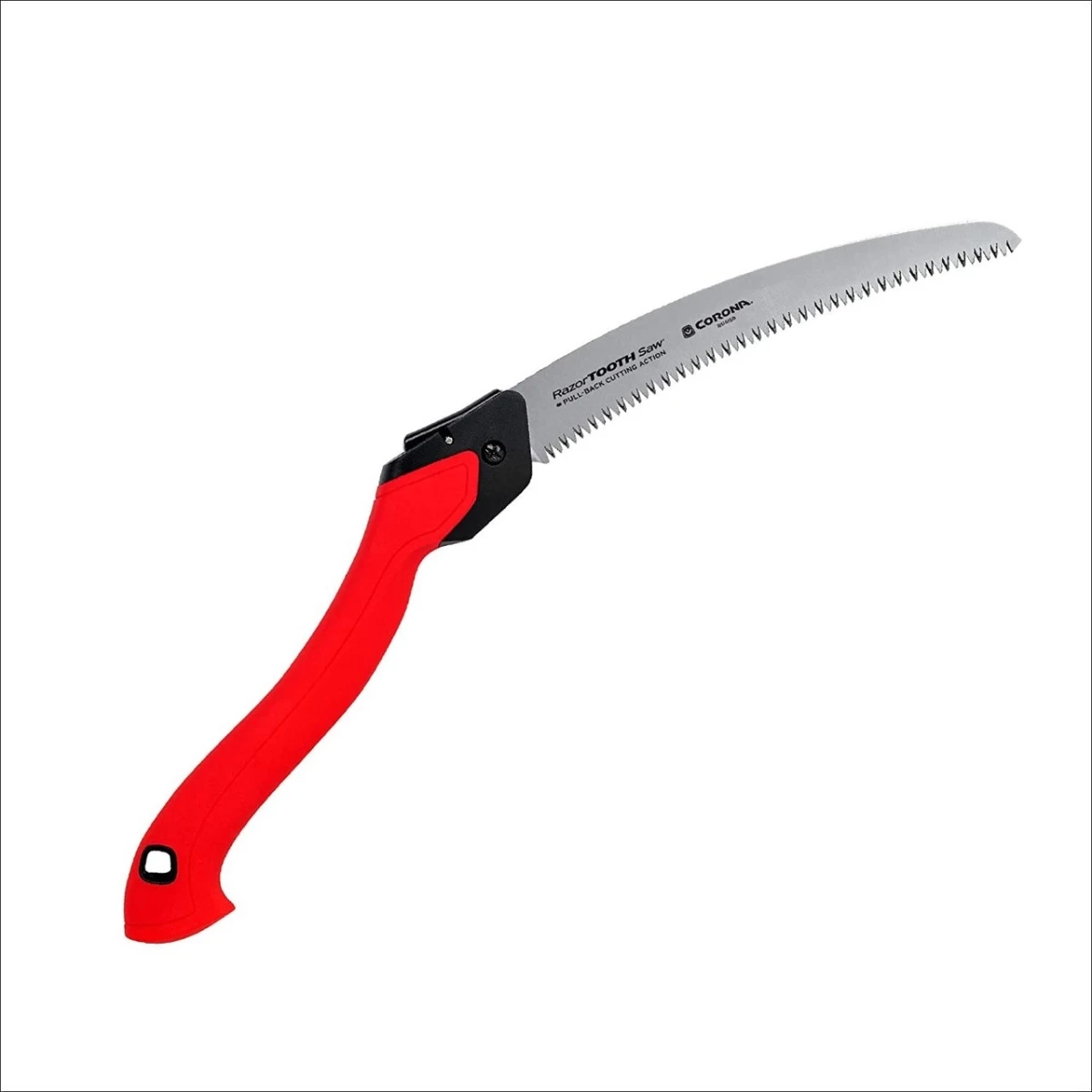 Razor Tooth Pruning Saw, 10 Inch Sk5 Blade, Chrome Plated For Durability
