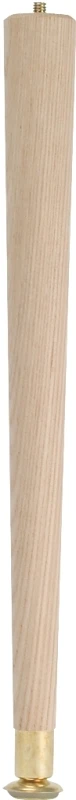 12 Inch Round Tapered Wooden Table Leg for Furniture Support