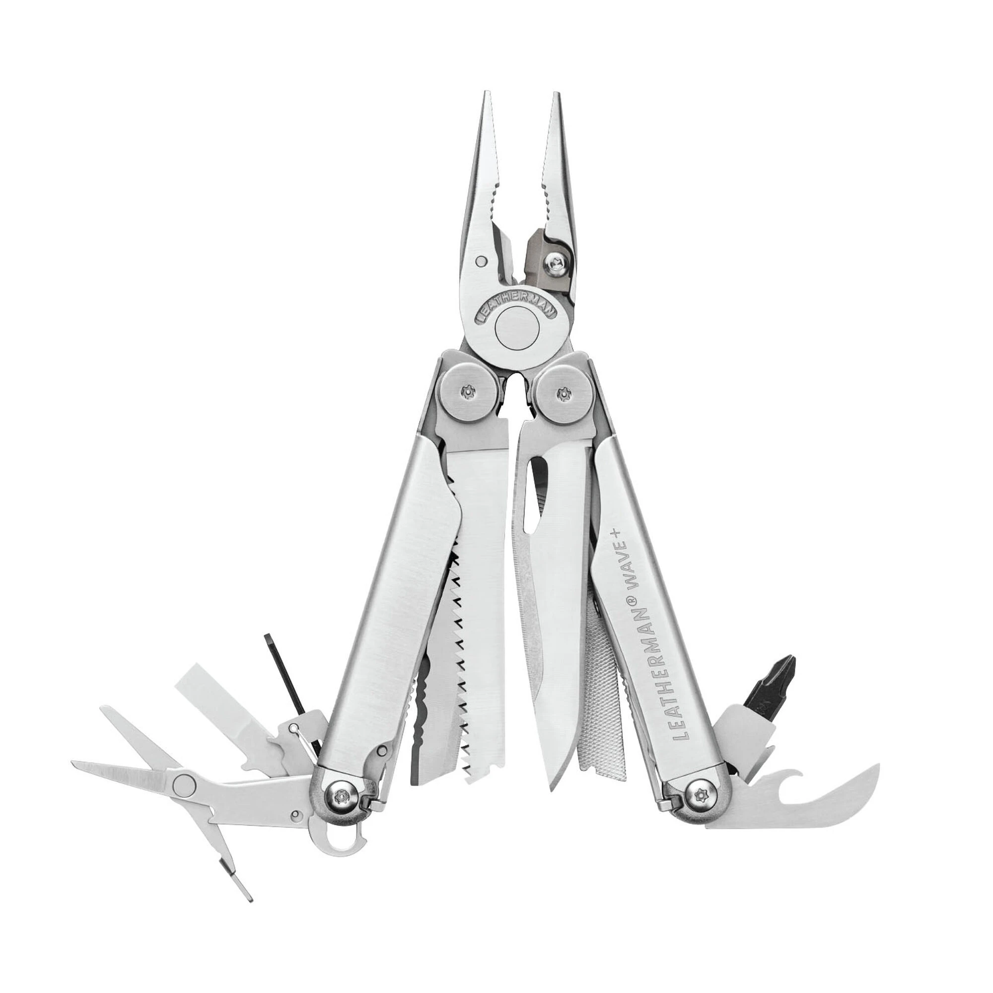 Wave Plus 18-In-1 Multi-Tool with Pliers, Wire Cutters, Knives, Screwdrivers, and More