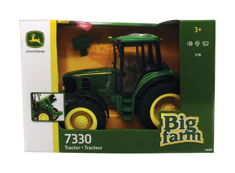 John Deere Big Farm Lights & Sounds 1:16 Scale 7330 Tractor With Realistic Features