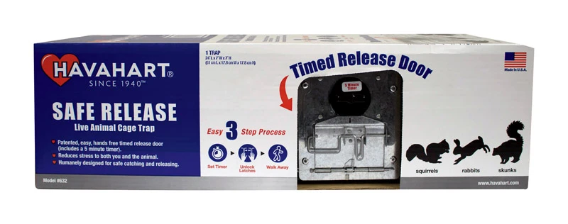 Havahart Safe Release Live Catch Cage Trap For Squirrels 1 pk