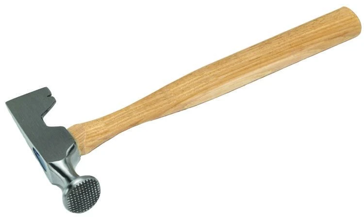 12 Oz. Drywall Hammer With Checkered Head And Wedge Shaped Blade