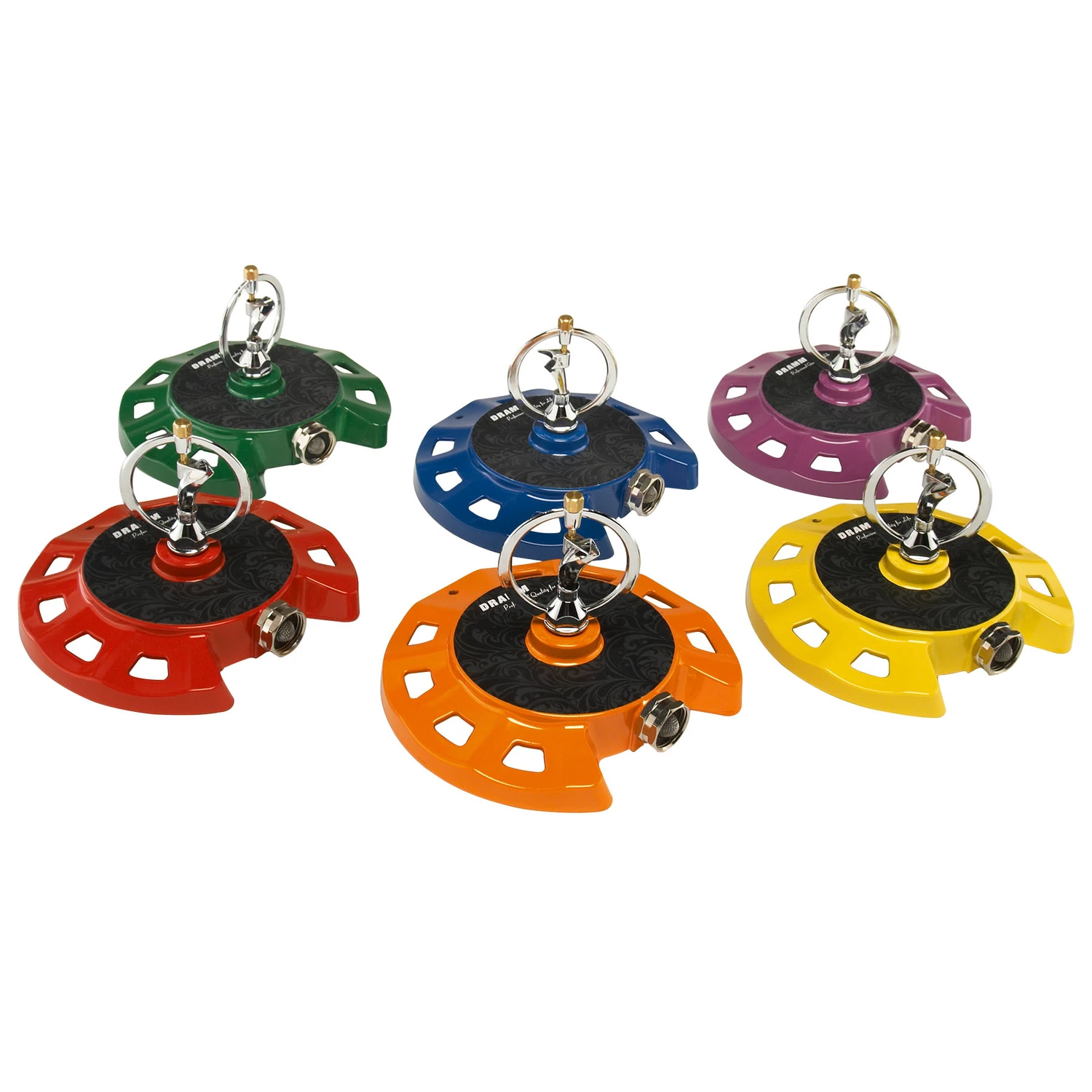 Colorstorm Plastic/zinc Sled Base Spinning Sprinkler 1100 Sq Ft Coverage