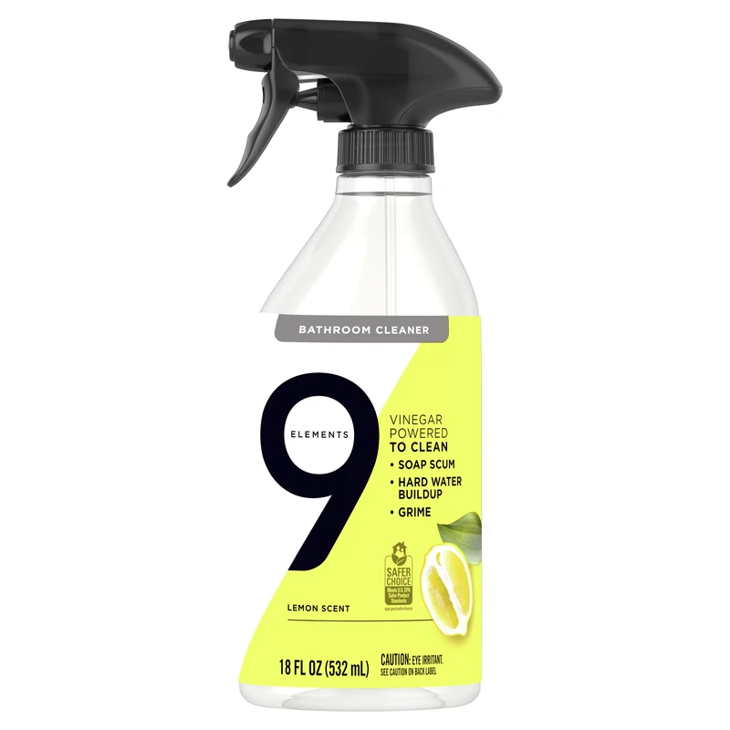Bathroom Cleaner with Lemon Scent, 18 Ounce Bottle