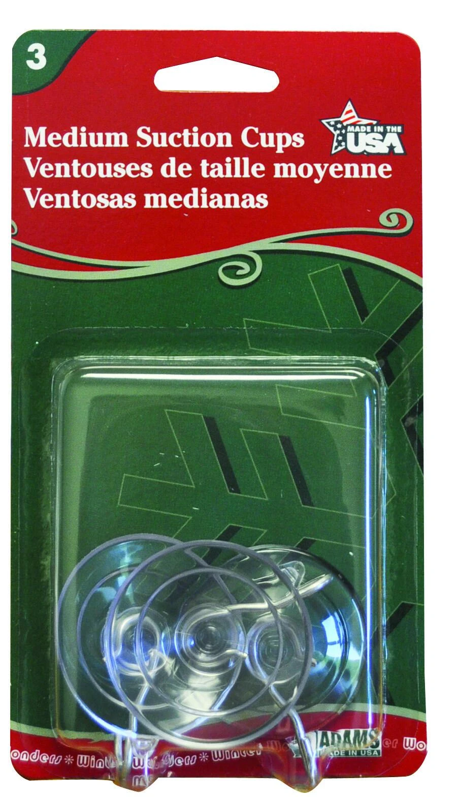 Suction Cups, Medium, 3-Ct.