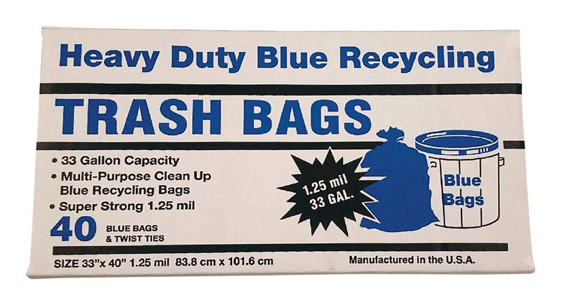 Primrose Plastics 33 Gal2 Trash Bags Twist Ties 40 PK