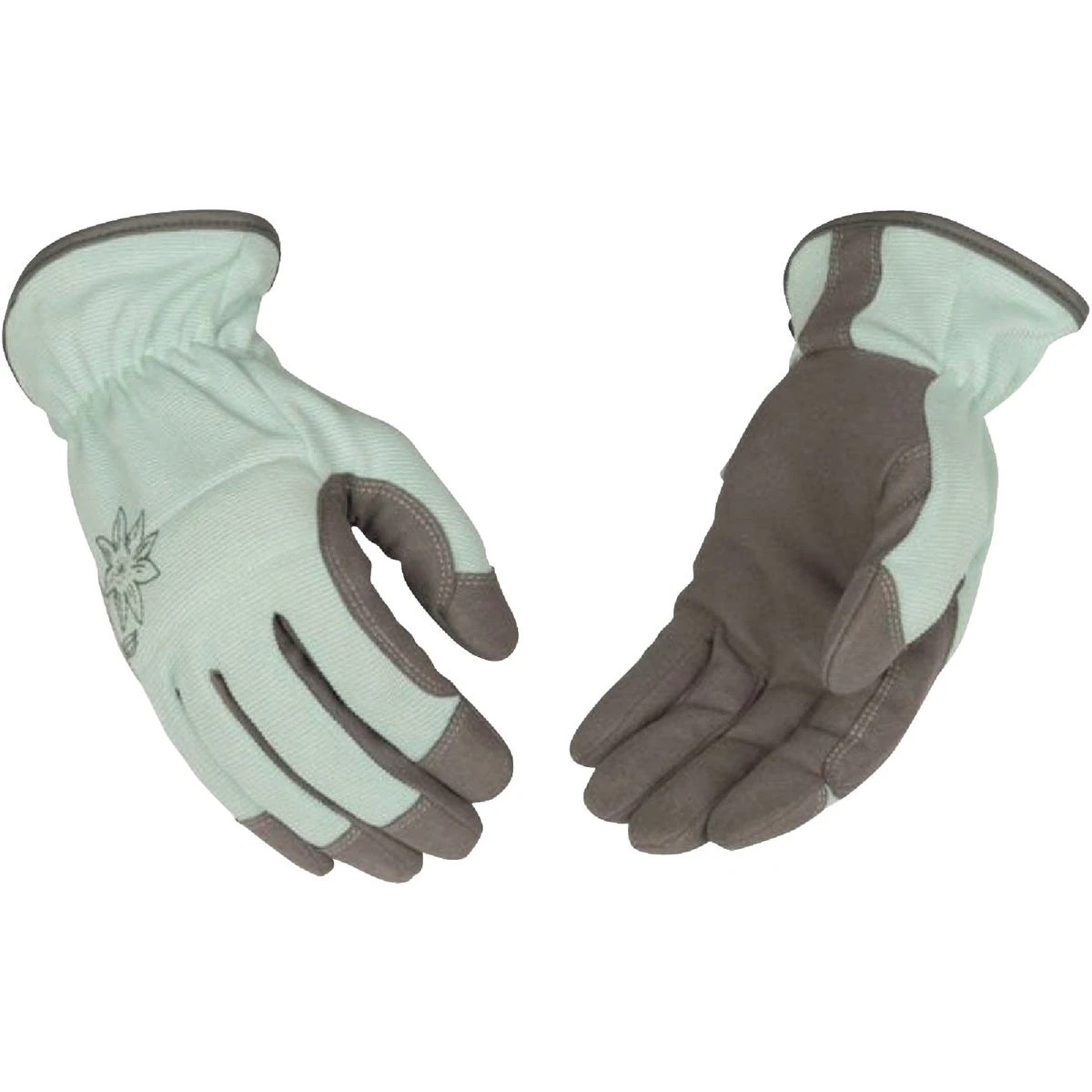 Women's Gray Suede Gloves Size Small