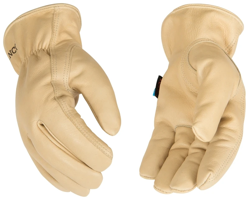 Hydroflector Men's Medium Water-resistant Full Grain Cowhide Winter Work Glove
