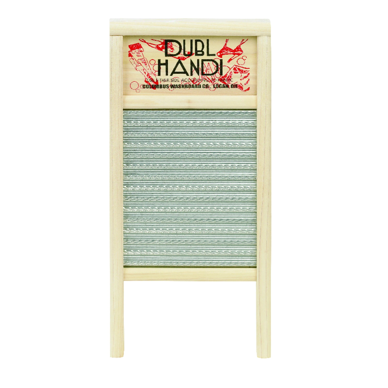 Dubl Handi Washboard 8.625 Inch by 18 Inch Durable Wooden Frame