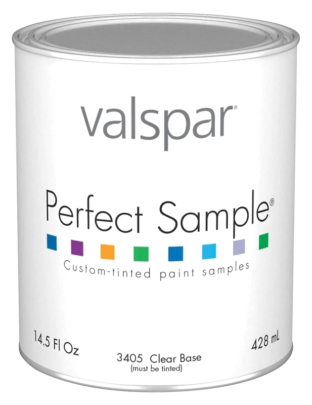 Perfect Sample Satin Clear Base Interior Paint 1 Pint 100% Acrylic