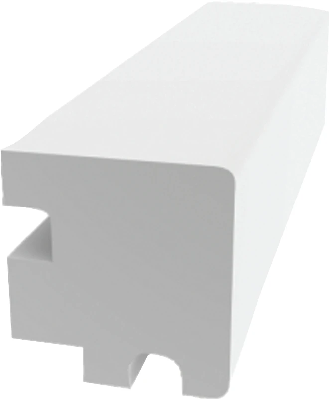 1-5/16 In. W. X 1-3/8 In. H. X 7 Ft. L. White Pvc Window Sill Nosing