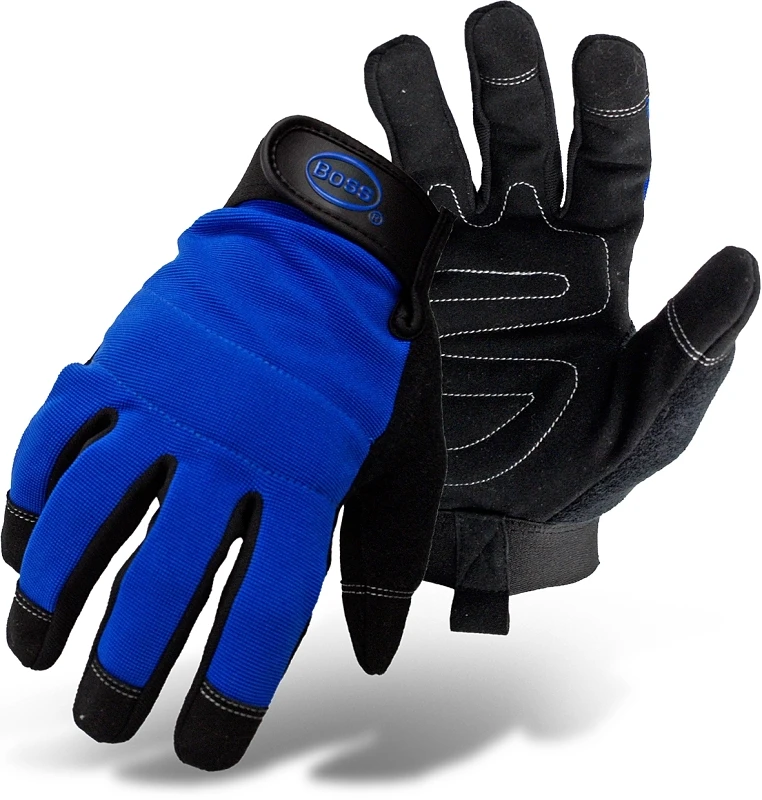 XLG BOSS MECHANICS GLOVES BLUE