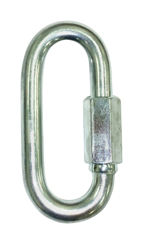 4-1/8 In. H Farm Screw Pin Quick Links 2860 Lb Steel Zinc Plated