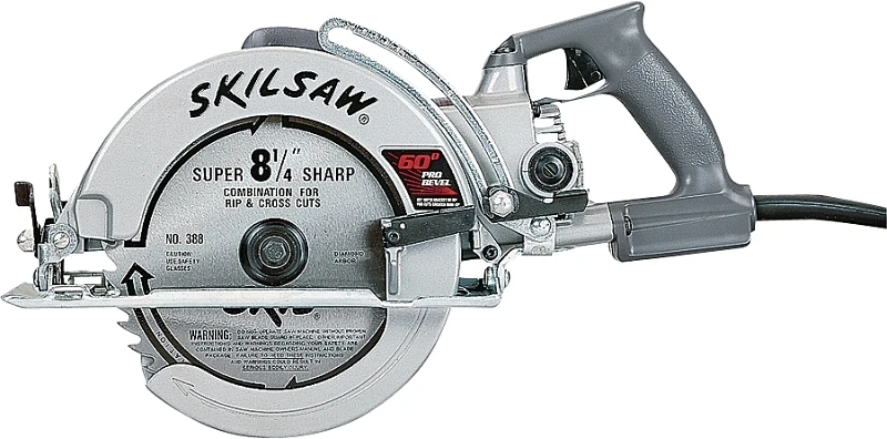 15 Amps 8-1/4 In. Corded Brushed Worm Drive Circular Saw Spt78w-22