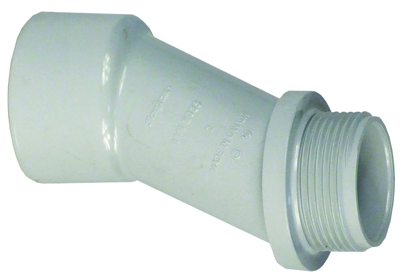 1-1/4 In. Pvc Offset Meter Connector, 30 Degree, Schedule 40