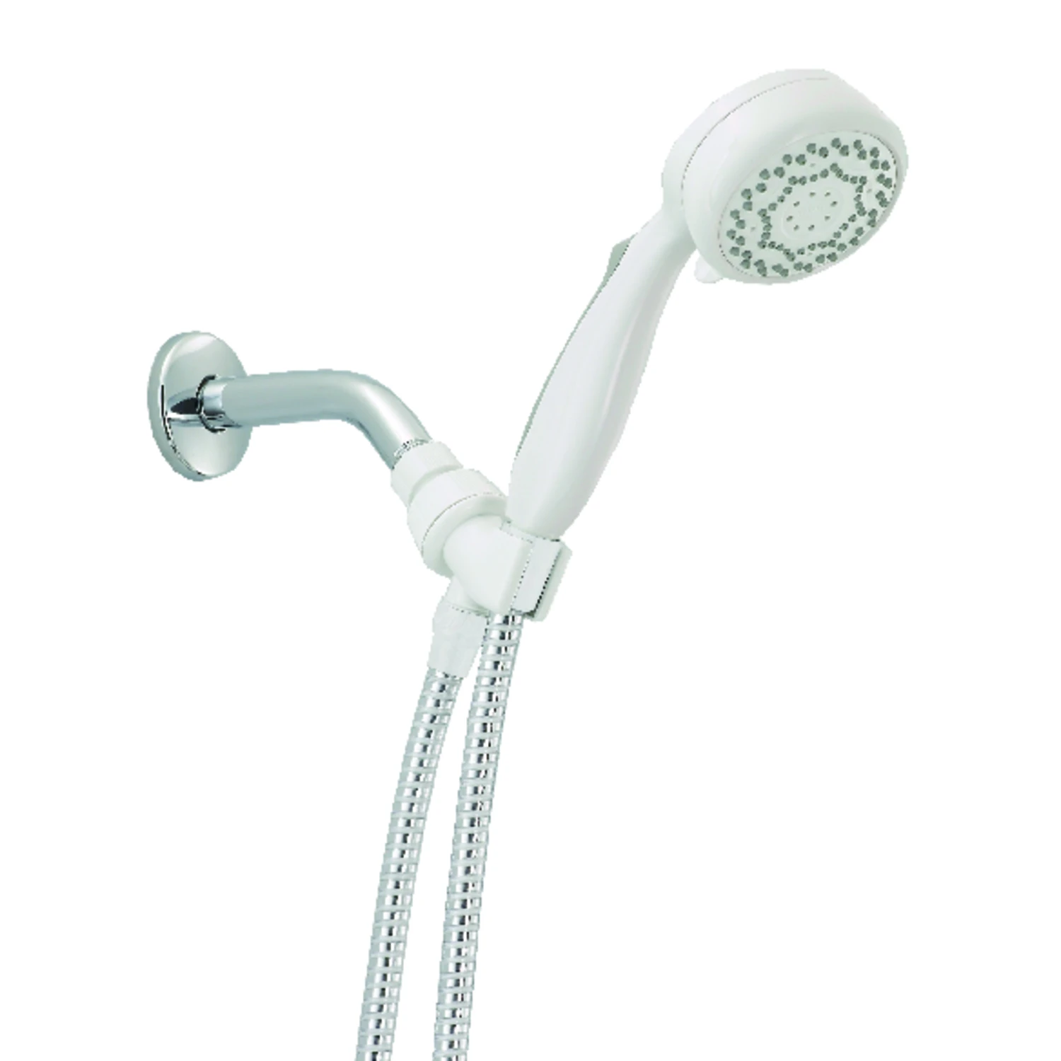 White Stainless Steel 7-spray Handheld Showerhead 1.75 Gpm Model 75701cwh