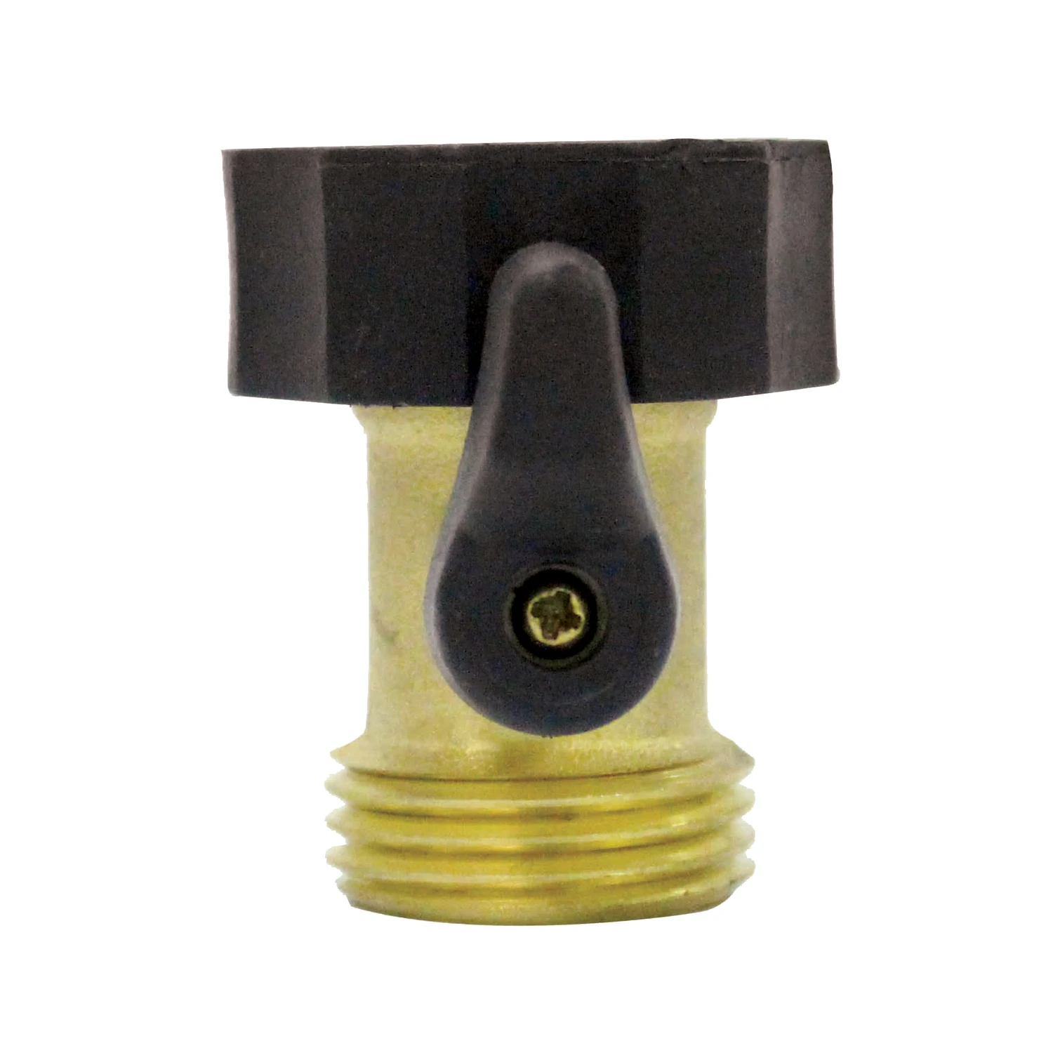 5/8 In. Brass Threaded Male Hose Shut-off Valve - Heavy-duty Construction