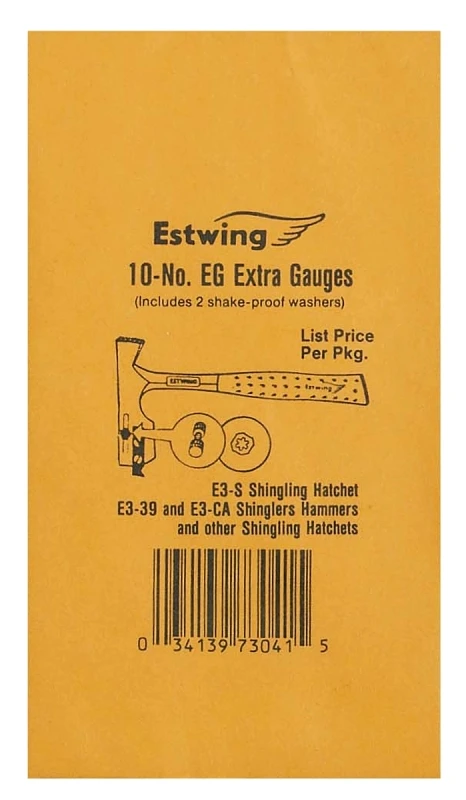 Replacement Shingling Hatchet Gauge Eg (10-pack) For E3-ca, E3-s, Plumb 565-1/2