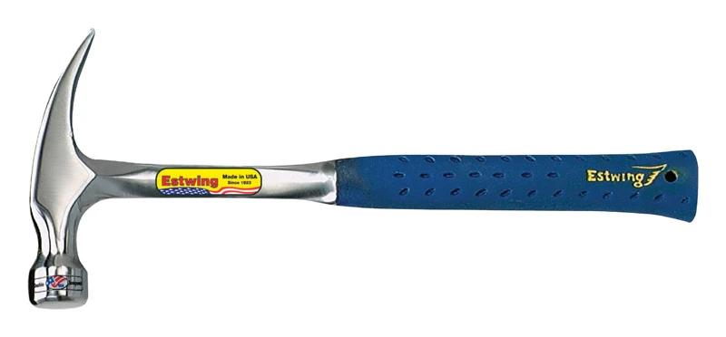 12 Oz. Smooth-face Rip Claw Hammer With Shock Reduction Grip, Model E3-12s