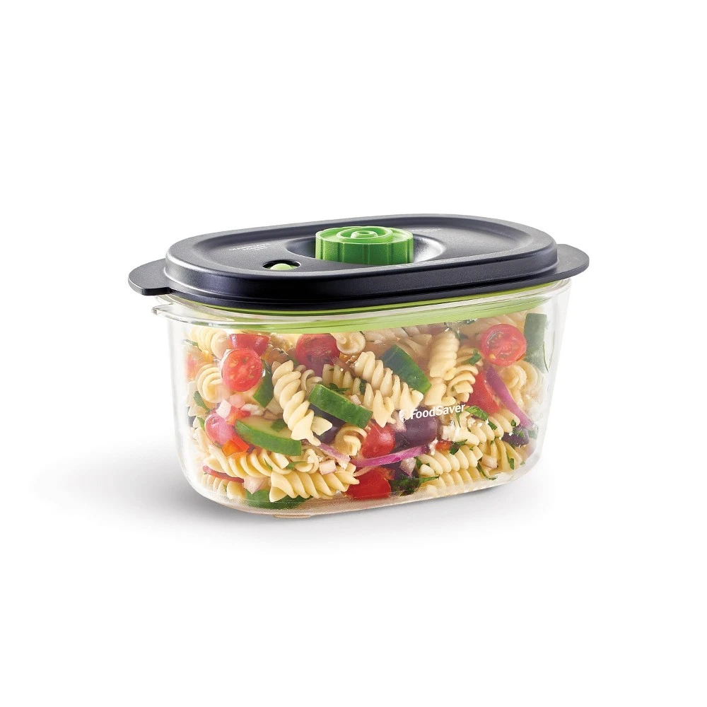 5-cup Vacuum Container Set With Lids, 2-pack, Bpa-free, Dishwasher Safe
