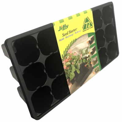 Jiffy 72-Cell Seed Starter Greenhouse Seed Start Kit Refill