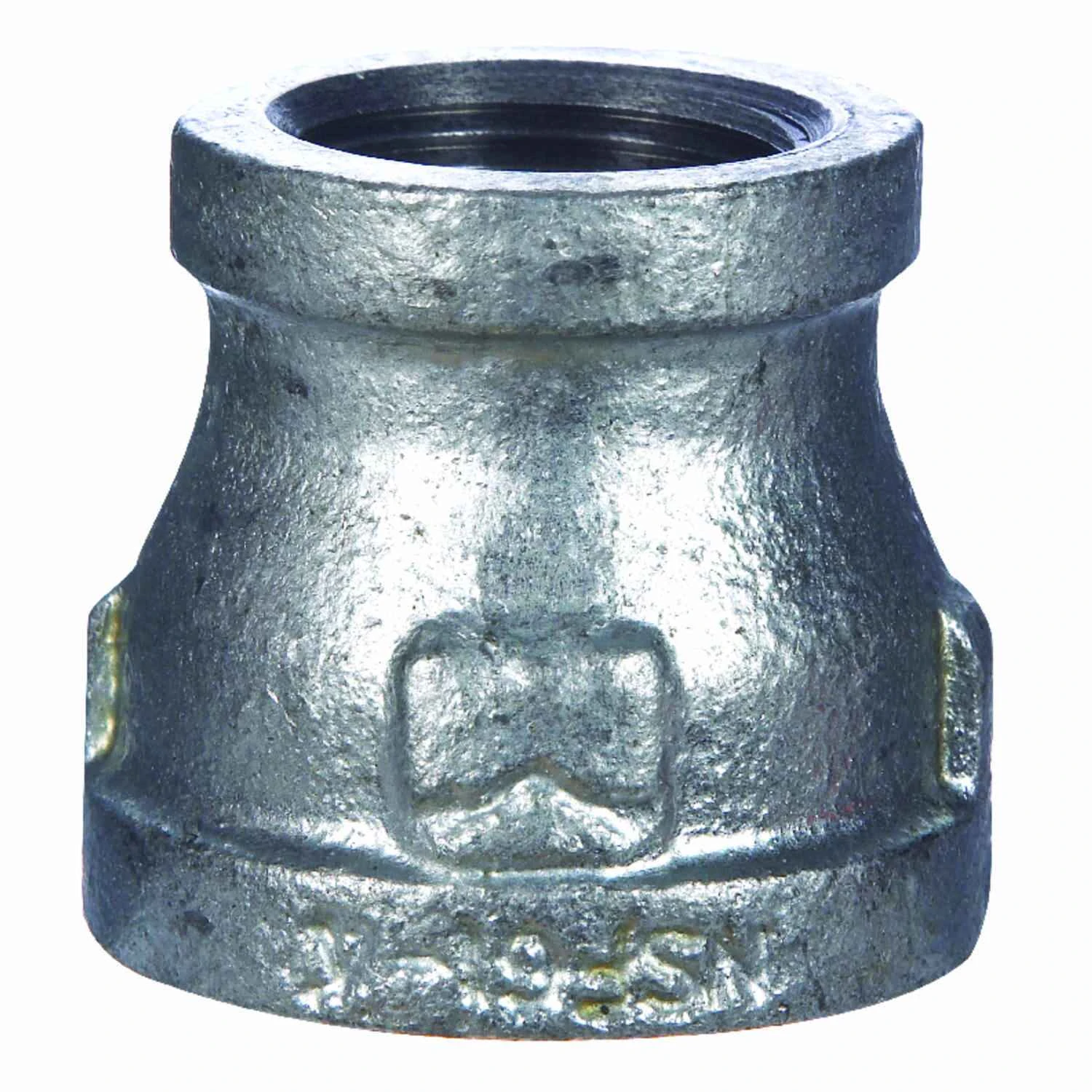 1/4 In. X 1/8 In. Fpt Reducing Galvanized Coupling - Malleable Iron
