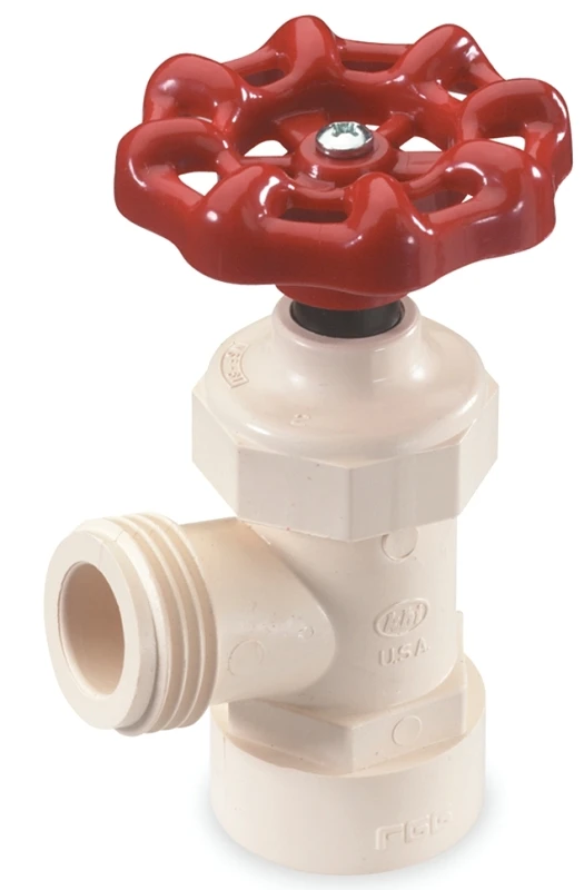 Cpvc Boiler Drain Valve, 1/2-in. (5/8-in. Outer Diameter), 100 Psi