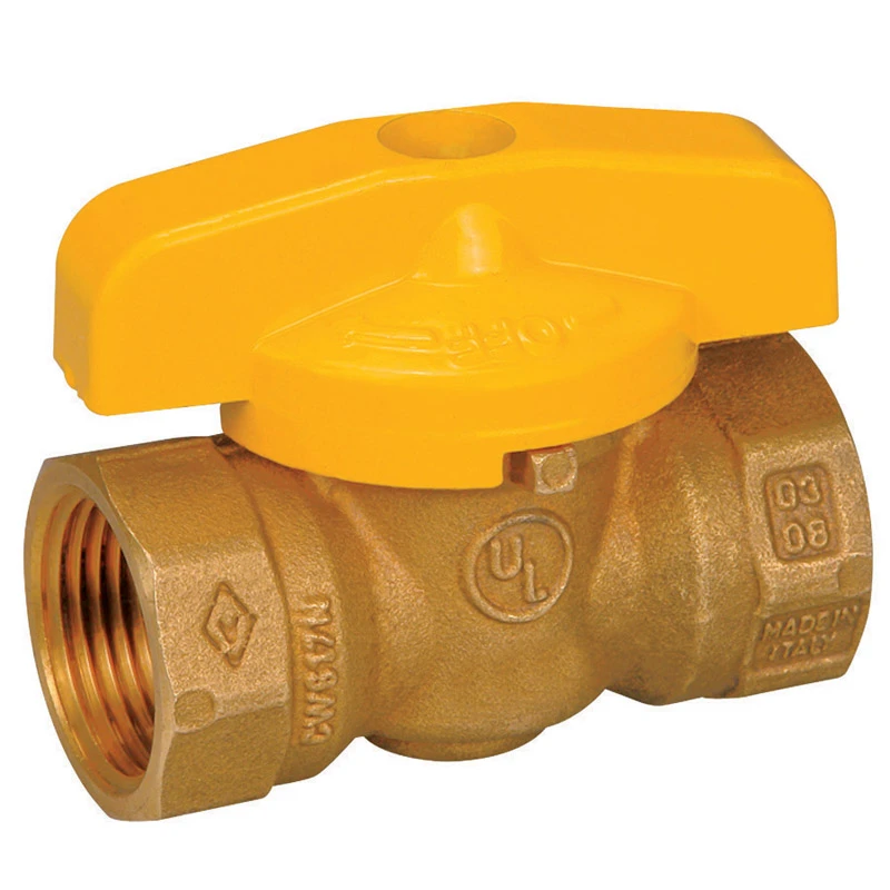 1/2 Inch Gas Ball Valve With Safety Handle And Leak Resistance